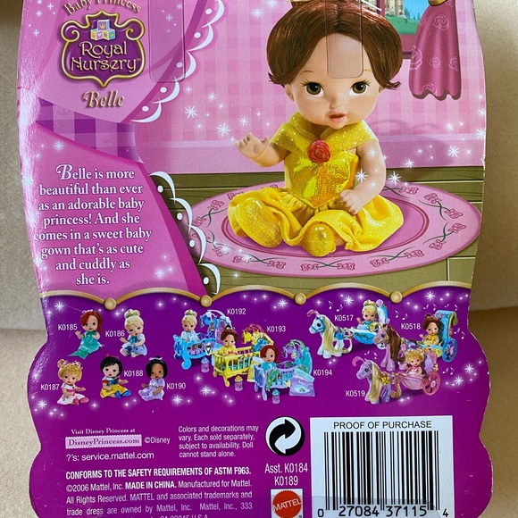Disney Royal Nursery Belle Doll - Picture 2 of 4